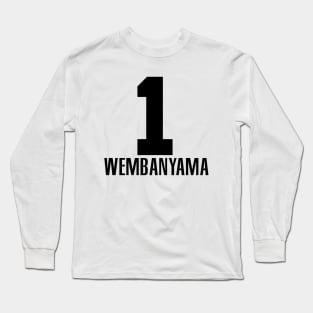 Wemby - no1 NBA Draft Pick 23 Long Sleeve T-Shirt